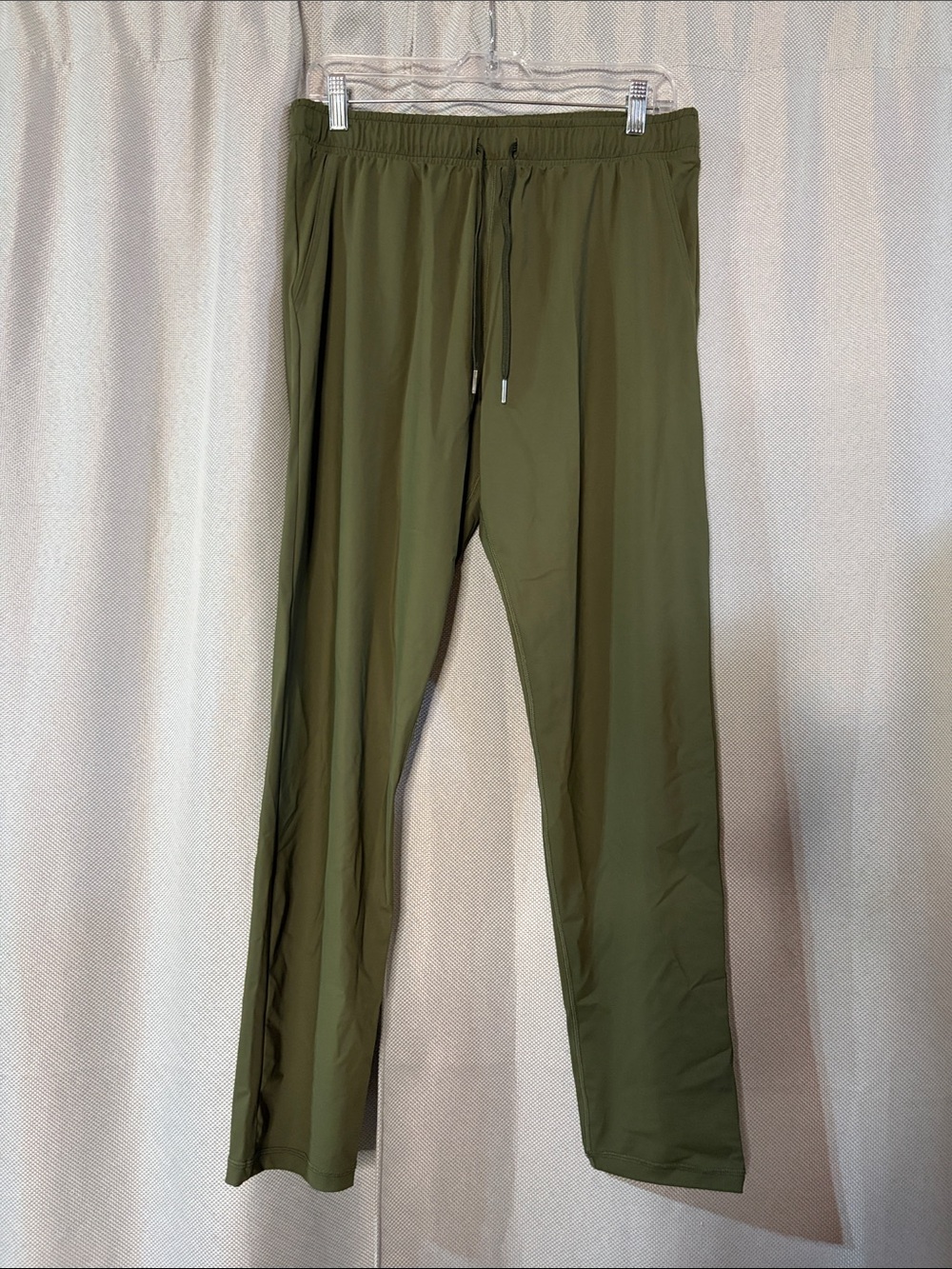 ZYIA Olive Green Drawstring Performance Joggers